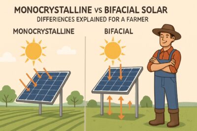 Monocrystalline vs Bifacial Solar Panels: Differences & Benefits Explained