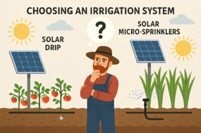 Solar Drip vs Solar Micro-Sprinklers: Best Irrigation Systems for Farmers