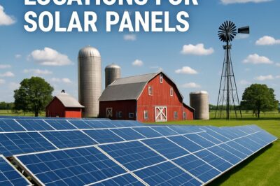 Farms are Ideal Locations for Solar Panels