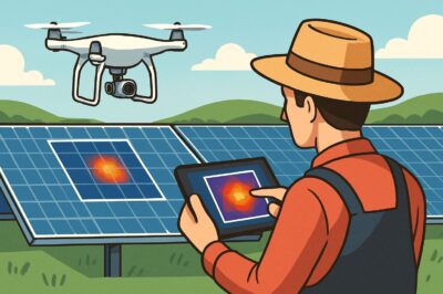 How Drones Detect Solar Panel Problems Faster Than Manual Checks for Farmers