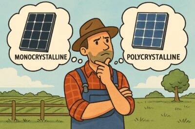 Best Solar Panels for Farmers: Monocrystalline vs Polycrystalline, Comparison & Benefits
