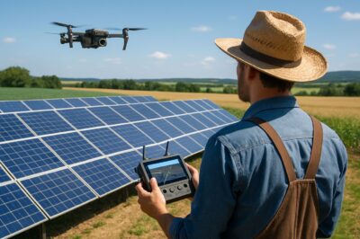 Drone-Based Solar Monitoring Benefits & Advantages for Farmers