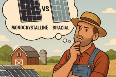 Best Solar Panels for Farmers: Monocrystalline & Bifacial Comparison