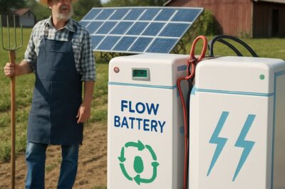 Flow Batteries Solar Power Backup Benefits for Farming Operations
