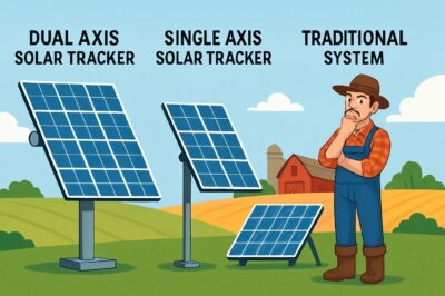 Dual Axis vs. Single Solar Tracker vs. Traditional Systems: Farmers’ Comparison Guide