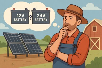 Solar Panel Backup Battery Types & Options for Farmers