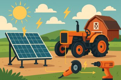 Farm Solar Panels: Power Farm Equipment & Tools with Renewable Energy