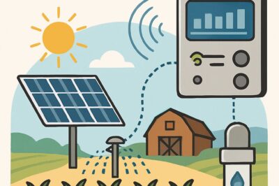 Boost Solar Power Efficiency with Smart Controllers & Sensors for Irrigation Systems