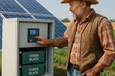 Saltwater Batteries Benefits: Solar Panel Backup & Farming Operations Use