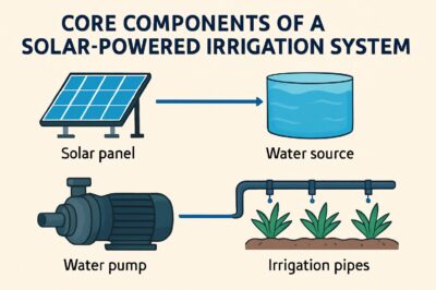 Core Components of a Solar-Powered Irrigation System