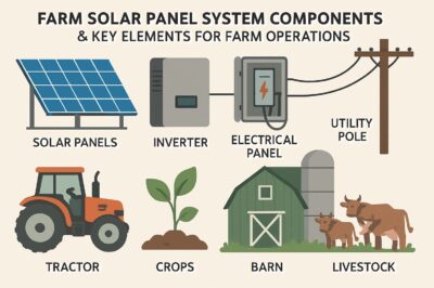 Farm Solar Panel System Components & Key Elements for Farm Operations