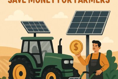 Solar Powered Tractors & Tools Save Money for Farmers