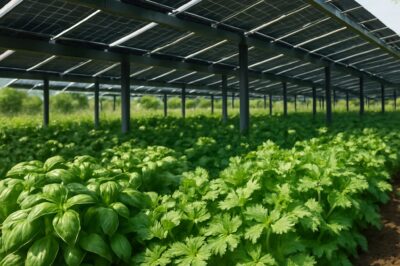 Increase Fresh Herb Growth Yield Under Solar Panels: Farmer Guide & Tips