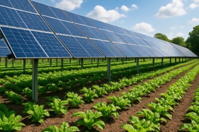 Solar Panels Boosting Crop Growth: Farming Benefits & Solutions