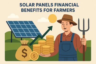 Solar Panels Financial Benefits for Farmers: Maximize Savings & Profit