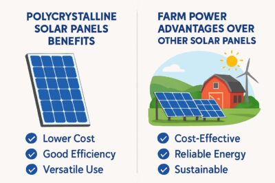 Polycrystalline Solar Panels Benefits & Farm Power Advantages Over Other Solar Panels